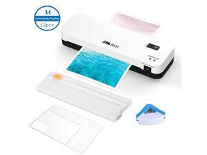 Machine 5 in 1 A4 Thermal Machine 9 inches Hot Cold Machine for Home Office School with 12 Laminating Pouches Paper Trimmer Corner Rounder Machine 5 in 1 A4 Thermal Machine 9 inches Hot Cold Machine for Home Office School with 12 Laminating Pouches Paper Trimmer Corner Rounder