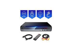 DVD Player, Home DVD Player for TV, Region Free DVD Player for Roku TV, HD 1080P DVD Player with HDMI, USB/MIC Port, MP2206 DVD Player, Home DVD Player for TV, Region Free DVD Player for Roku TV, HD 1080P DVD Player with HDMI, USB/MIC Port, MP2206