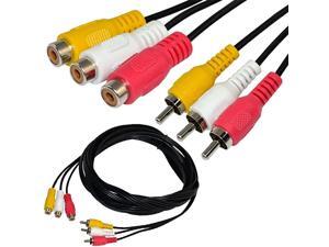 5ft 3 RCA Male to 3 RCA Female Audio Video Extension Cable 3RCA Male to Female Audio Composite Extension Video Cable DVD AV TV UK 5ft 3 RCA Male to 3 RCA Female Audio Video Extension Cable 3RCA Male to Female Audio Composite Extension Video Cable DVD AV TV UK