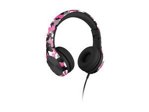 New Connect+ PRO Kids Premium Volume Limited Wired Headphones with SharePort and Inline Microphone Children Pink Camo New Connect+ PRO Kids Premium Volume Limited Wired Headphones with SharePort and Inline Microphone Children Pink Camo