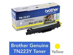 Genuine TN223Y Standard Yield Toner Cartridge Replacement Yellow Toner Page Yield Up to 1300 Pages TN223  Dash Replenishment Cartridge