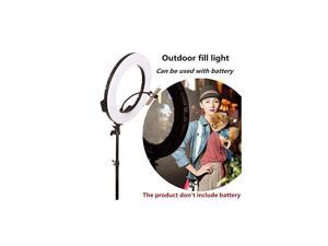 18quot 60W Dimmable 32005600K LED Ring Light Photography Lighting Makeup Selfie Beauty Lighting Eyebrow Tattoo Lamp Studio Video Shooting Circle Light Kit with StandMirrorCarrying Bag