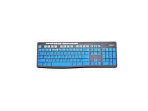 Ultra Thin Keyboard Cover Compatible with Logitech K200 K260 K270 MK200 MK260 MK270 MK275 Keyboard Gradual Blue