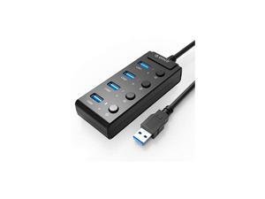 4Port USB Hub USB hub 30 with Individual Switches and LEDs for Windows Mac Linux PC and Laptop Black 4Port USB Hub USB hub 30 with Individual Switches and LEDs for Windows Mac Linux PC and Laptop Black