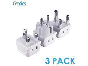 African Travel Adapter Set 2 in 1 USA to Africa S Africa Nigeria Ghana Uganda Type M EF Type G 3 Pack Does Not Convert Voltage African Travel Adapter Set 2 in 1 USA to Africa S Africa Nigeria Ghana Uganda Type M EF Type G 3 Pack Does Not Convert Voltage