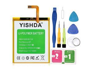 Nexus 6P Battery, 3450mAh Replacement HB416683ECW Battery for Huawei Google Nexus 6P H1511 H1512 with Tools | Huawei Google Nexus 6P Battery Kit Nexus 6P Battery, 3450mAh Replacement HB416683ECW Battery for Huawei Google Nexus 6P H1511 H1512 with Tools | Huawei Google Nexus 6P Battery Kit