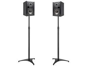 Speaker Stands Extend 30-44 Inch with Cable Management, Hold Satellite, Small Bookshelf & Bluetooth Speakers up to 8lbs(i.e. Polk, JBL, Sony & Samsung) -1 Pair Speaker Stands Extend 30-44 Inch with Cable Management, Hold Satellite, Small Bookshelf & Bluetooth Speakers up to 8lbs(i.e. Polk, JBL, Sony & Samsung) -1 Pair
