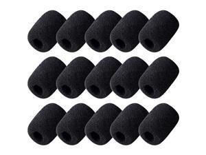 Shop 15 Pack Foam Microphone Windscreen Headset Microphone Sponge Foam Cover Shield Protection Black Shop 15 Pack Foam Microphone Windscreen Headset Microphone Sponge Foam Cover Shield Protection Black
