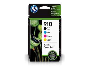 Original  910 Black, Cyan, Magenta, Yellow Ink Cartridges (4-pack) | Works with  OfficeJet 8010, 8020 Series,  OfficeJet Pro 8020, 8030 Series | Eligible for Instant Ink | 3YQ26AN
