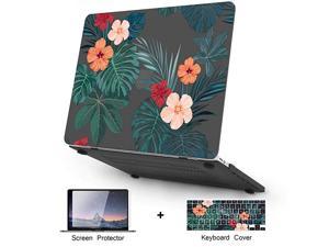 MacBook Air 13 inch Case A1466 A1369 Older Ver 20102017 Release with Keyboard Cover Screen Protector 3D Flowers Pattern Plastic Hard Shell Case Cover for MacBook Air 13 inch F10