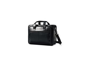 samsonite leather expandable business case