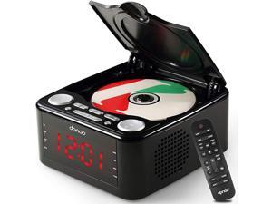 YW010 CD Player Clock FM Radio with USB Port Black YW010 CD Player Clock FM Radio with USB Port Black
