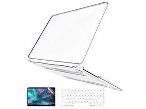MacBook Air 13 Inch Case 2020 2019 2018 Release A2337 A2179 A1932 Slim Crystal Clear Plastic Hard Shell Cover with Keyboard Cover Screen Protector for MacBook Air 2020 with Retina Touch ID