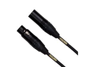 Gold STAGE20 XLR Microphone Cable XLRFemale to XLRMale 3Pin Gold Contacts Straight Connectors 20 Foot