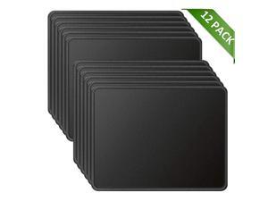 Mouse Pads Pack with NonSlip Rubber Base PremiumTextured and Waterproof Mousepads Bulk with Stitched Edges Mouse Pad for Computers Laptop Office Home 11x85 inches 3mm 12 Pack Black Mouse Pads Pack with NonSlip Rubber Base PremiumTextured and Waterproof Mousepads Bulk with Stitched Edges Mouse Pad for Computers Laptop Office Home 11x85 inches 3mm 12 Pack Black