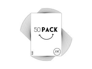 Pack of 50 5x7 Backing Board Only for Art Photos Print 4Ply 50 Single Backing Boards
