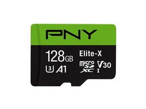 128GB Elite-X Class 10 U3 V30 microSDXC Flash Memory Card - 100MB/s, Class 10, U3, V30, A1, 4K UHD, Full HD, UHS-I, microSD 128GB Elite-X Class 10 U3 V30 microSDXC Flash Memory Card - 100MB/s, Class 10, U3, V30, A1, 4K UHD, Full HD, UHS-I, microSD