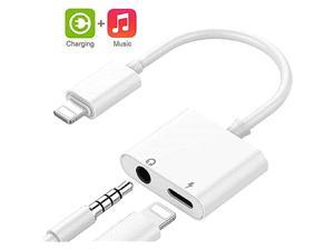 MFi Certified for iPhone Headphones Adapter Lightning to 35mm Headphone Jack Adapter Dual Ports Dongle Charge Jack AUX Audio 35mm for iPhone 1111 ProXXSXR87 Support All iOS System MFi Certified for iPhone Headphones Adapter Lightning to 35mm Headphone Jack Adapter Dual Ports Dongle Charge Jack AUX Audio 35mm for iPhone 1111 ProXXSXR87 Support All iOS System