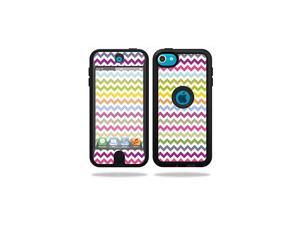 Skin Compatible with OtterBox Defender Apple iPod Touch 5G 5th Generation Case wrap Sticker Skins Rainbow Chevron