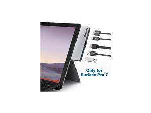 Surface Pro 7 USB C Hub Surface Pro 7 Adapter Dock with 4K HDMI Ethernet RJ45 USB C PD Charging 2USB30 for Microsoft Surface Pro 7 Accessories MS Surface Pro Docking Station Surface Pro 7 USB C Hub Surface Pro 7 Adapter Dock with 4K HDMI Ethernet RJ45 USB C PD Charging 2USB30 for Microsoft Surface Pro 7 Accessories MS Surface Pro Docking Station