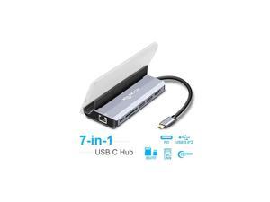 USB C Hub 7in1 Type C Hub with 1000M Ethernet Port 4K USB C to HDMI 2 USB 30 Ports SDTF Card Reader60W Pd Charging Port Compatible for MacBook and Type C LaptopsThunderbolt 3 USB C Hub 7in1 Type C Hub with 1000M Ethernet Port 4K USB C to HDMI 2 USB 30 Ports SDTF Card Reader60W Pd Charging Port Compatible for MacBook and Type C LaptopsThunderbolt 3