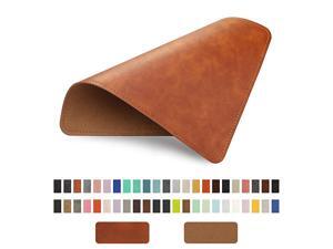 Leather Mouse Pad with Stitched Edge MicroFiber Base with NonSlip Waterproof Mouse Pad for Computers Laptop Office Home1 Pack 8inch11inch Brown 20 Leather Mouse Pad with Stitched Edge MicroFiber Base with NonSlip Waterproof Mouse Pad for Computers Laptop Office Home1 Pack 8inch11inch Brown 20