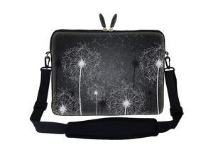 17 173 inch Neoprene Laptop Sleeve Bag Carrying Case with Hidden Handle and Adjustable Shoulder Strap Black White Dandelion 17 173 inch Neoprene Laptop Sleeve Bag Carrying Case with Hidden Handle and Adjustable Shoulder Strap Black White Dandelion