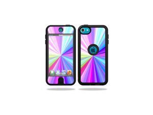 Skin Compatible with OtterBox Defender Apple iPod Touch 5G 5th Generation Case Rainbow Zoom