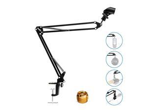 MMs-1 Microphone Arm, Upgraded Mic Arm Microphone Stand Boom Suspension Stand with Anti-Slip Clip For Blue Yeti Snowball Shure and Other Microphones MMs-1 Microphone Arm, Upgraded Mic Arm Microphone Stand Boom Suspension Stand with Anti-Slip Clip For Blue Yeti Snowball Shure and Other Microphones