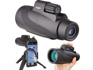 12X50 High Power Prism Monocular Smartphone Holder and Handheld Tripod Kit- Waterproof/Fog-Proof/Shockproof Grip Scope -for Hiking,Hunting,Climbing,Birdwatching Watching Wildlife and Scenery 12X50 High Power Prism Monocular Smartphone Holder and Handheld Tripod Kit- Waterproof/Fog-Proof/Shockproof Grip Scope -for Hiking,Hunting,Climbing,Birdwatching Watching Wildlife and Scenery
