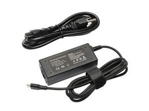 USBC Ac Adapter Laptop Charger for HP Pavillion X2 HP Spectre x360 13 Lenovo Yoga 720 910 ThinkPad X1 Yoga5 Pro 4X20E75132 DELL XPS12 XPS13 ASUS ZenBook 3 UX390 Notebook Power Supply Cord Plug