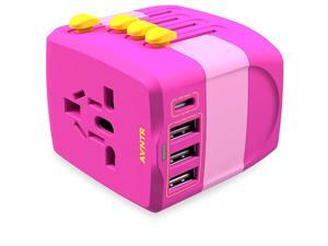 Ultimate Travel Adapter by 2400W All in One International Wall Charger with 10A Universal AC Plug for High Power Appliances 25W Smart USB TypeC Worldwide 150+ Countries USA EU UK AUS Ultimate Travel Adapter by 2400W All in One International Wall Charger with 10A Universal AC Plug for High Power Appliances 25W Smart USB TypeC Worldwide 150+ Countries USA EU UK AUS