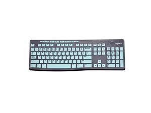Ultra Thin Keyboard Cover Compatible with Logitech K200 K260 K270 MK200 MK260 MK270 MK275 Keyboard Mint