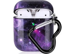 AirPod Case, Galaxy Air pods Designed Protective Case Cover Hard Skin Women Girl for Apple Airpods Charging Case with Heart-Shaped Keychain AirPods 2/1 Accessories Sets - Galaxy AirPod Case, Galaxy Air pods Designed Protective Case Cover Hard Skin Women Girl for Apple Airpods Charging Case with Heart-Shaped Keychain AirPods 2/1 Accessories Sets - Galaxy