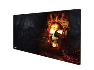 Extended Gaming Mouse Pad Large Size 35.4x15.7x0.12inches Anti-Fray Stitched Edges XXL Mousepad Desk Mat for Gamer Computer PC Keyboard and Mouse, World Map