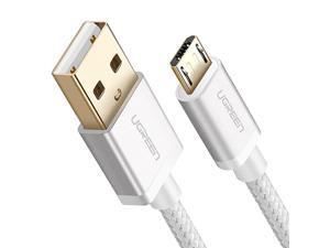 Micro USB Cable Nylon Braided Fast Quick Charger Cable USB to Micro USB 2 0 Android Charging Cord for Samsung Galaxy S7 S6 Note LG Nexus Nokia PS4 Xbox One Controller 3ft White