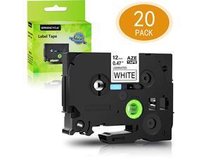 20 Pack Compatible for Brother TZ TZe 231 TZ231 TZe231 Standard Label Tape for PTouch PTD210 PTH100 PTD400AD PTD600 Label Maker 12mm 12 Inch x 8m 262 ft Laminated Black on White 20 Pack Compatible for Brother TZ TZe 231 TZ231 TZe231 Standard Label Tape for PTouch PTD210 PTH100 PTD400AD PTD600 Label Maker 12mm 12 Inch x 8m 262 ft Laminated Black on White
