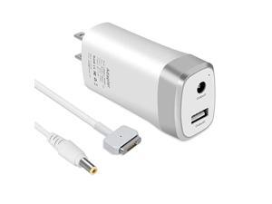 Mini Charger for MacBook Air 11 inch 13 inch Magnetic 2 Ttip MAC Power Charger Adapter Lightweight amp Portable One Extra USB Port Design Mini Charger for MacBook Air 11 inch 13 inch Magnetic 2 Ttip MAC Power Charger Adapter Lightweight amp Portable One Extra USB Port Design