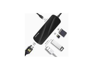 USB C Hub 6in1 USBC Hub for Laptop with 4K HDMI Adapter 2 x USB 30 Ports SDTF Card Reader PD Charging Port Portable TypeC USB Converter for MacBook ProAir XPS ChromeBook etc USB C Hub 6in1 USBC Hub for Laptop with 4K HDMI Adapter 2 x USB 30 Ports SDTF Card Reader PD Charging Port Portable TypeC USB Converter for MacBook ProAir XPS ChromeBook etc