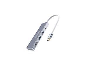 Aluminum USB C Hub HDMI 4 in 1 USB C Adapter Type C to 4K HDMI Port 60W Power Delivery USB 30 Ports Compatible with MacBook MacBook ProMini iMac Surface XPS and Other Type C Devices Aluminum USB C Hub HDMI 4 in 1 USB C Adapter Type C to 4K HDMI Port 60W Power Delivery USB 30 Ports Compatible with MacBook MacBook ProMini iMac Surface XPS and Other Type C Devices