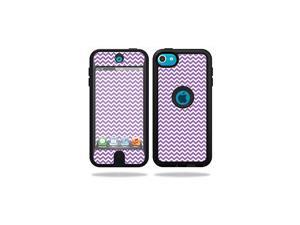 Skin Compatible with OtterBox Defender Apple iPod Touch 5G 5th Generation Case wrap Sticker Skins Lavender Chevron