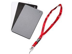 Digital Grey Card Set 4quot x 5quot White Balance Card 18 Gray Card for Digital and Film Photography with Premium Lanyard Digital Grey Card Set 4quot x 5quot White Balance Card 18 Gray Card for Digital and Film Photography with Premium Lanyard