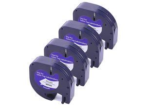 Compatible for Dymo Letratag Refills White Plastic 91331 S0721660 for Dymo Label Maker Tape for Dymo LetraTag Plus LT100HLT100TQX50 LetraTag Tape 12mmx4m 12 Inch x 13 Feet 4Pack Compatible for Dymo Letratag Refills White Plastic 91331 S0721660 for Dymo Label Maker Tape for Dymo LetraTag Plus LT100HLT100TQX50 LetraTag Tape 12mmx4m 12 Inch x 13 Feet 4Pack