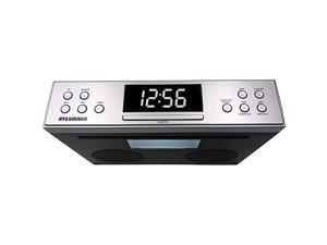 SKCR Under Cabinet Clock Radio Music System with Bluetooth Streaming and FM Radio SKCR Under Cabinet Clock Radio Music System with Bluetooth Streaming and FM Radio