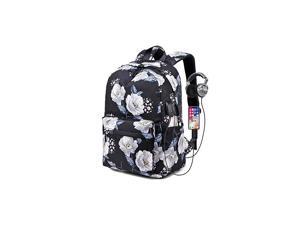 Floral Backpack Girls Bookbags with USB Charging Port Fit for 14 Laptop Fashion Casual Rucksack Travel Daypack Bag for TeensSunflowers Floral Backpack Girls Bookbags with USB Charging Port Fit for 14 Laptop Fashion Casual Rucksack Travel Daypack Bag for TeensSunflowers