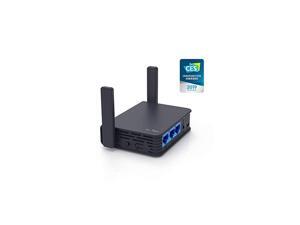 GLAR750SExt Slate Gigabit Travel AC VPN Router 300Mbps24G+433Mbps5G WiFi 128MB RAM MicroSD Support Repeater Bridge OpenWrtLEDE preInstalled Cloudflare DNS GLAR750SExt Slate Gigabit Travel AC VPN Router 300Mbps24G+433Mbps5G WiFi 128MB RAM MicroSD Support Repeater Bridge OpenWrtLEDE preInstalled Cloudflare DNS