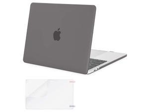 MacBook Pro 13 inch Case 2020 2019 2018 2017 2016 Release A2338 M1 A2289 A2251 A2159 A1989 A1706 A1708 Plastic Hard ShellScreen Protector Compatible with MacBook Pro 13 inch Gray