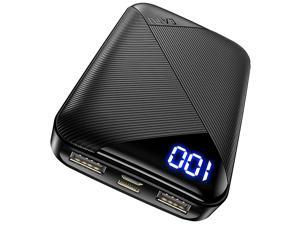 Portable Charger Mini Size LED Display Dual 3A HighSpeed 10000mAh USB C Input Power Bank Flashlight External Phone Battery Pack for iPhone Xs X 8 Plus Samsung S10 Google LG iPad Airpod etc