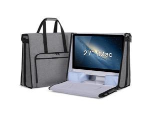 Carrying Tote Bag Compatible with Apple 27" iMac Desktop Computer, Travel Storage Bag for iMac 27-inch and Other Accessories, Gray