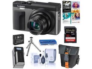 LUMIX DCZS70S 203 Megapixel 4K Digital Camera Touch Enabled 3inch 180 Degree Flipfront Display 30X Zoom Silver Bag Extra BatteryCharger 32GB SD Card PC Software Kit Tripod LUMIX DCZS70S 203 Megapixel 4K Digital Camera Touch Enabled 3inch 180 Degree Flipfront Display 30X Zoom Silver Bag Extra BatteryCharger 32GB SD Card PC Software Kit Tripod